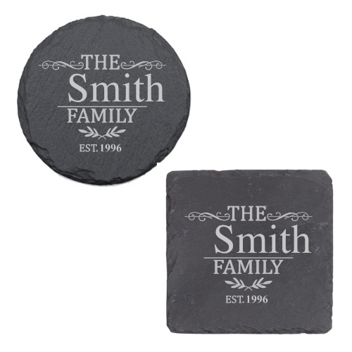 Personalized Slate Coasters