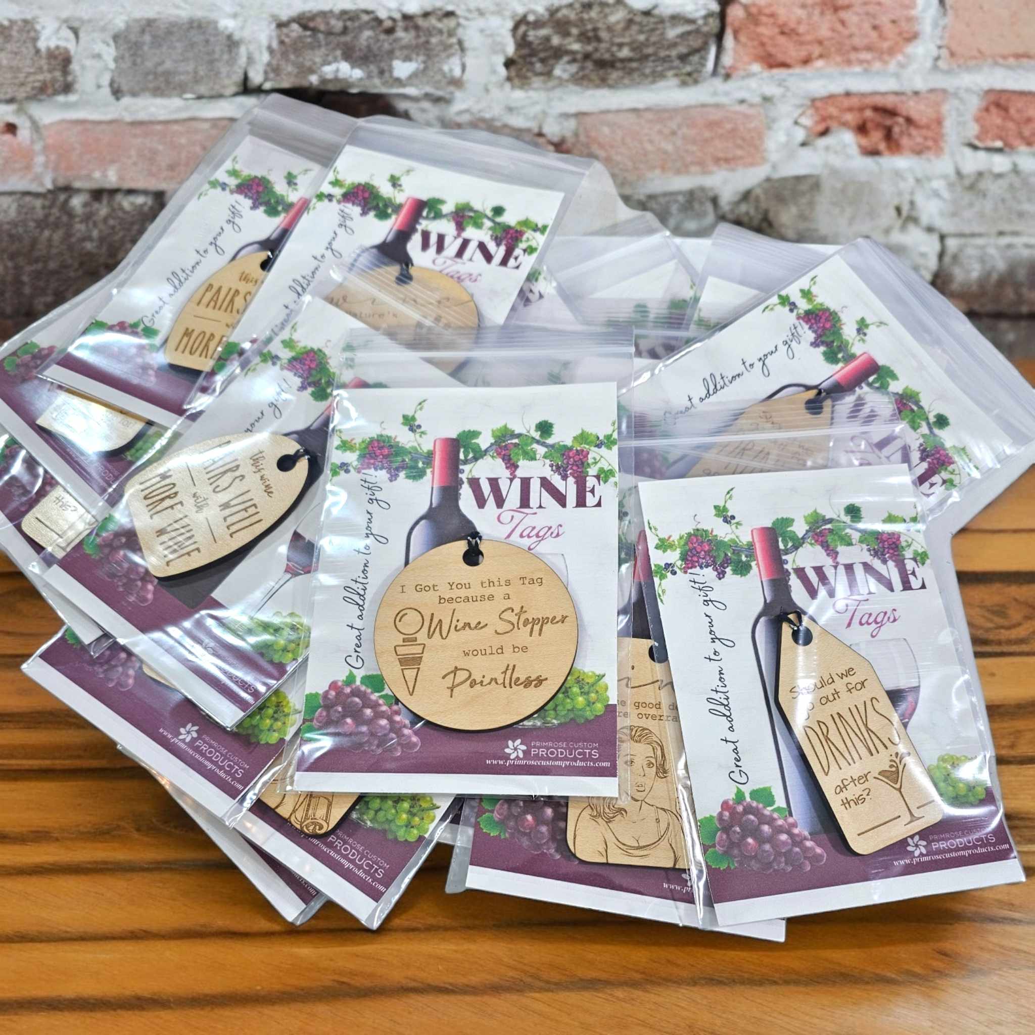Engraved Wine Tags