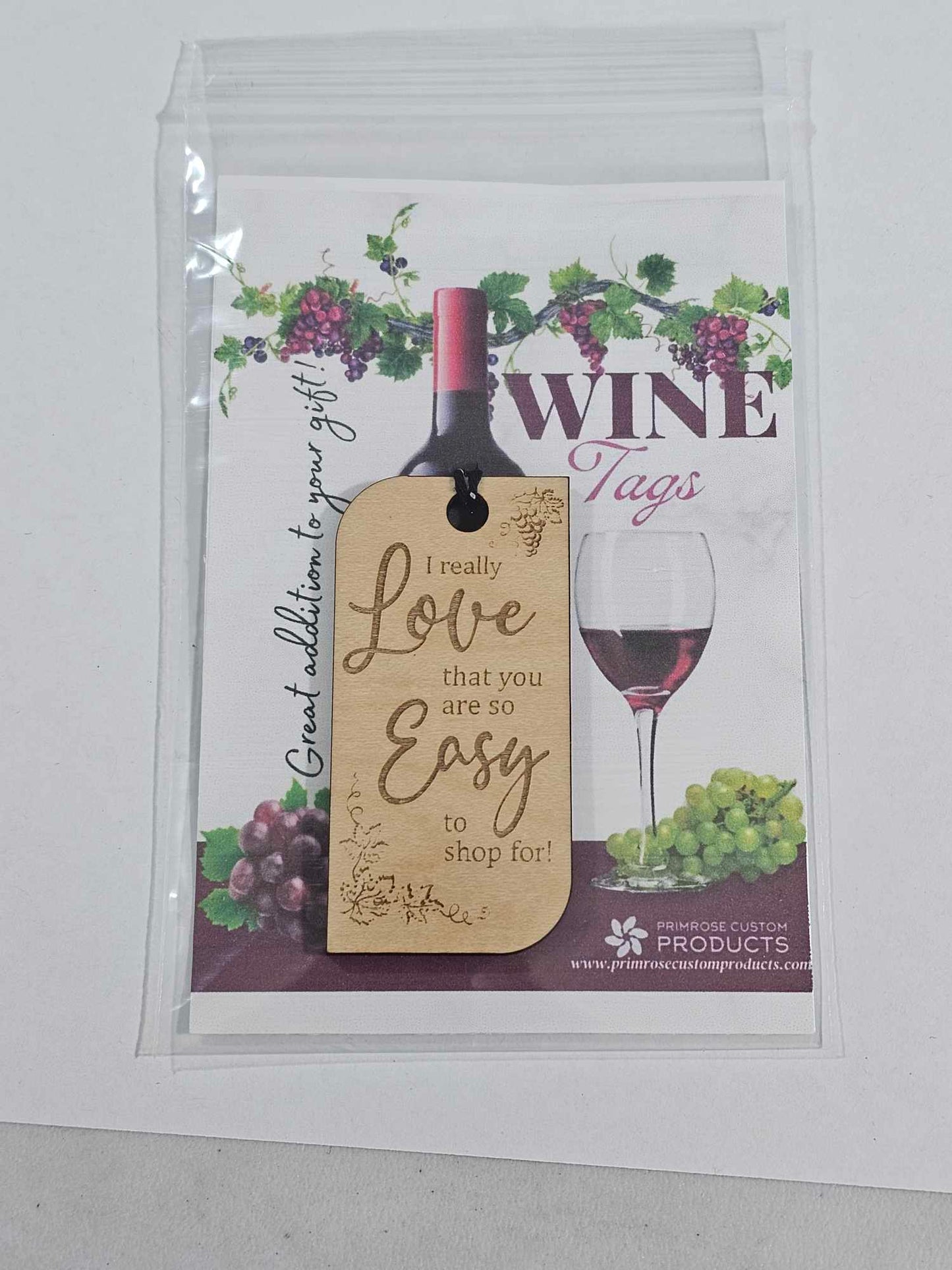 Engraved Wine Tags