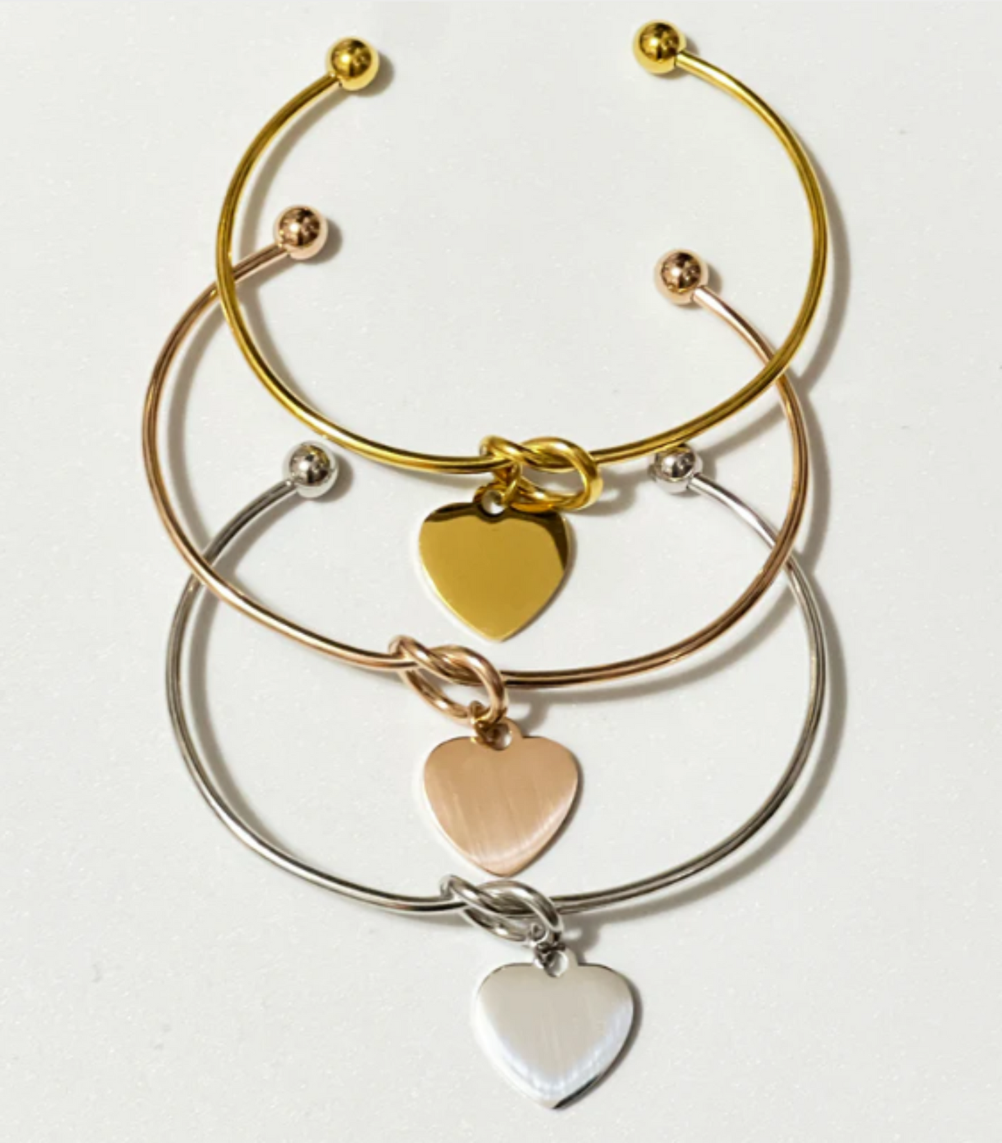 Heart Dangle Bracelet