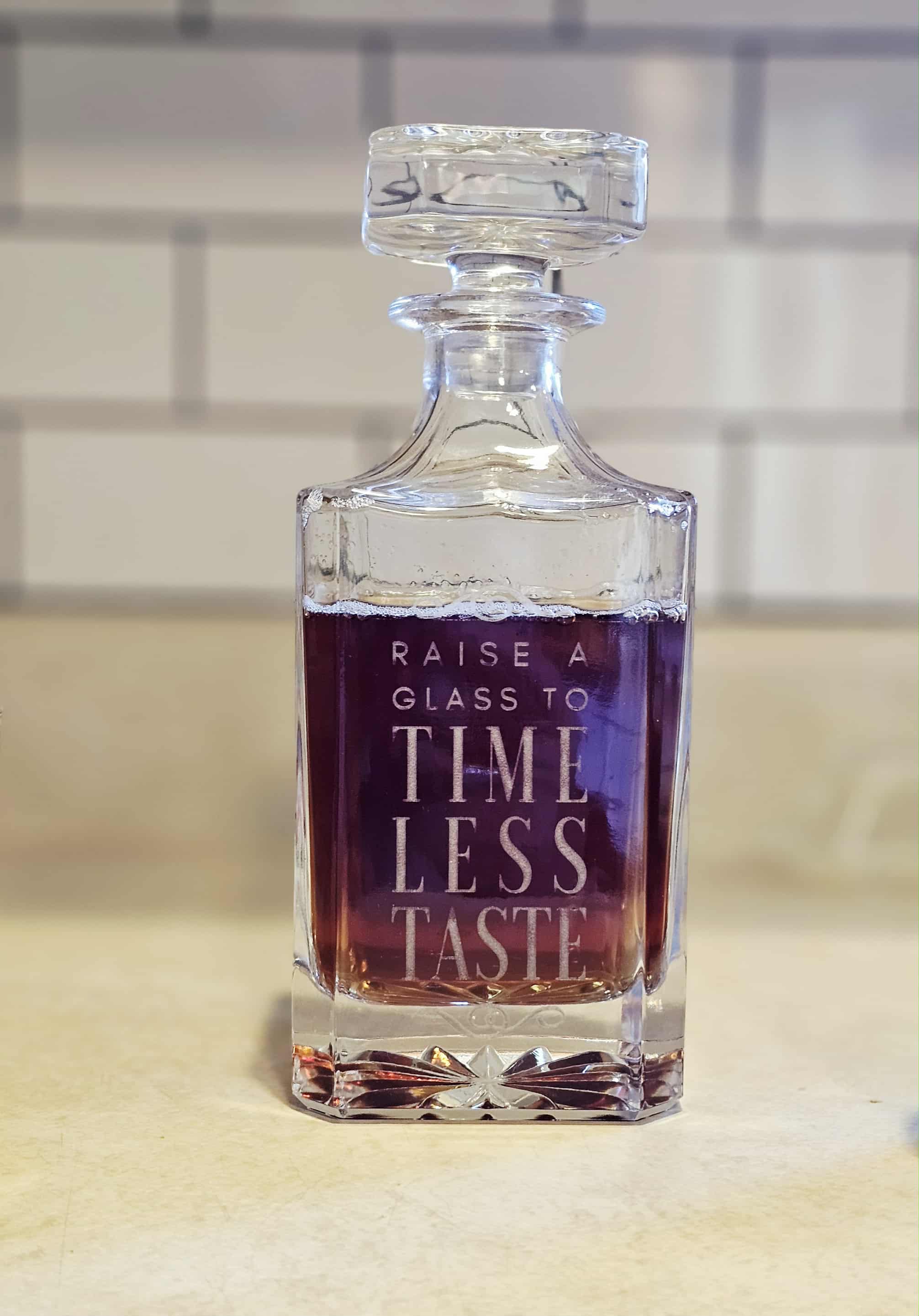 Raise A Glass Decanter Design
